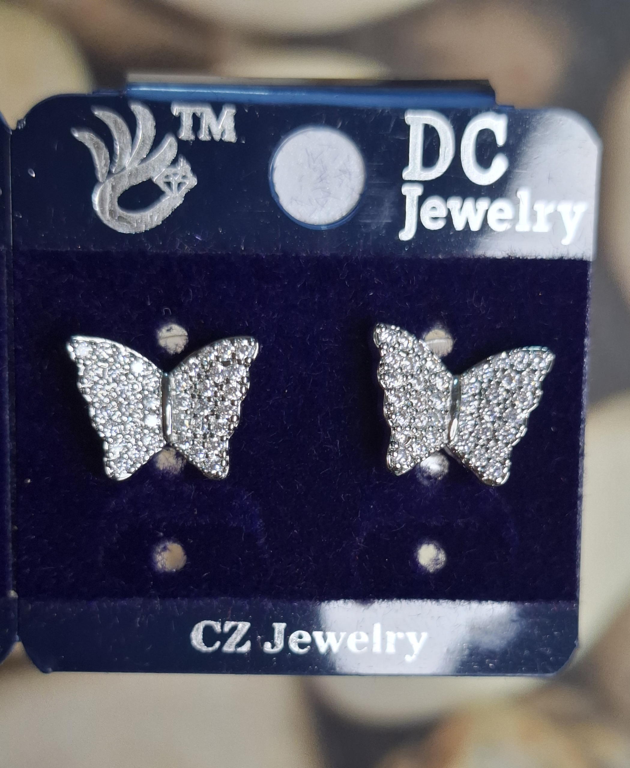 20260123_165204 Silver Butterfly Earring - Image 1
