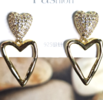Double Heart Earring - Image 2