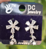 Silver Crystal Earring