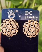 Crystal Flower Earring - Image 2