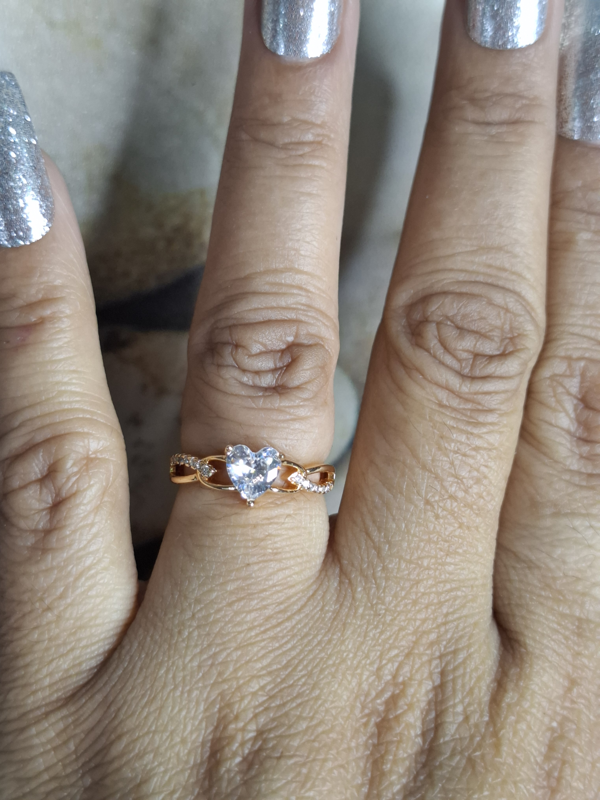 20260123_171452 Heart shaped diamond ring - Image 1