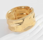 Golden broad impressions bracelet - Image 2