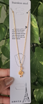 Music Beat Chain Pendent