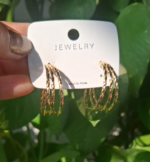 Three layer round small hoops