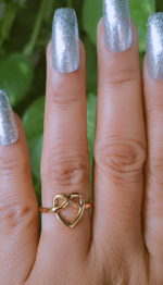 Small heart ring