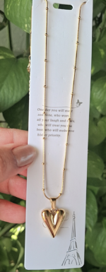 Heart chain pendent