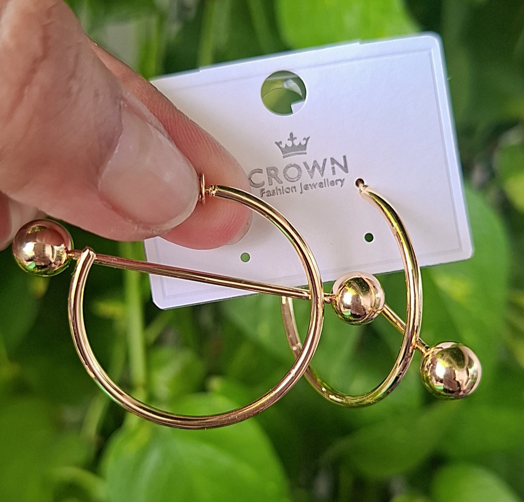 Snapchat-278832326 Half Round Arrow Earrings - Image 1