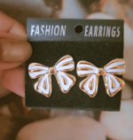 White butterfly earring - Image 2
