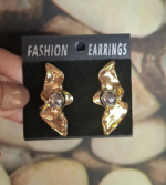 Gold and silver statement studs - Image 2