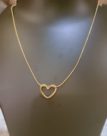 Big heart chain pendent