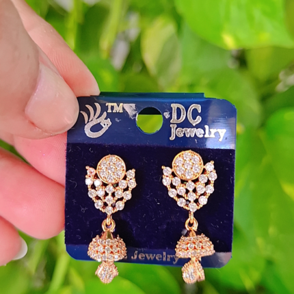 Crystal Bell Earring