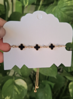 3 Mini Clover  chain bracelet