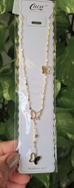 Butterfly charms chain