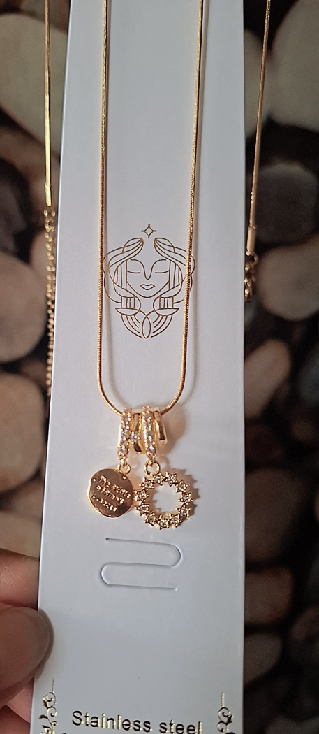 Snapchat-1165302170 Beautiful diamond star ring charm neckpiece - Image 1