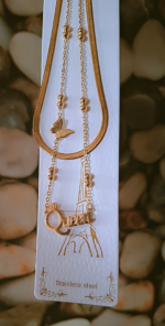 Queens charm double layered neck piece