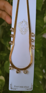 Snake chain with Hearts