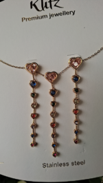 Colourful Hearts necklace