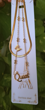 Queens charm double layered neck piece - Image 2